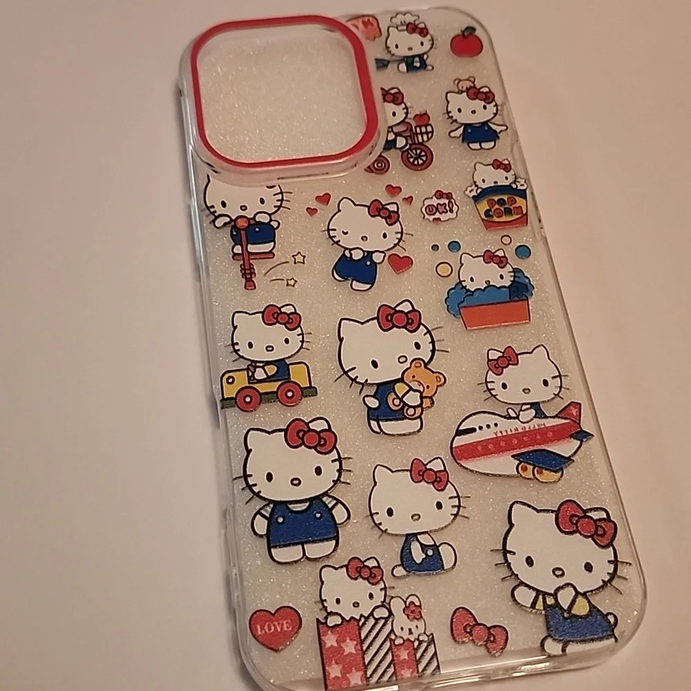 Brand new Apple IPhone 16 Pro Max Hello Kitty Silicone Phone case